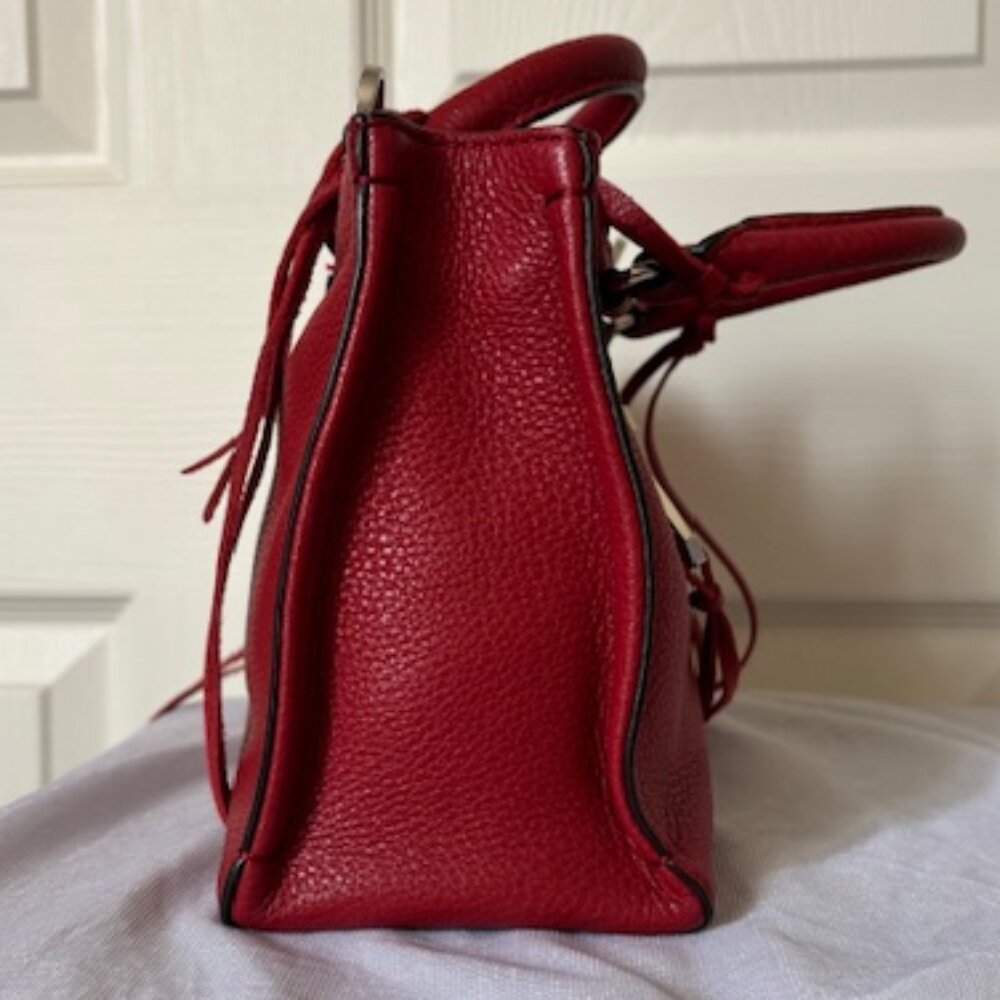 Rebecca Minkoff Micro Regan Satchel Scarlett - Picture 3 of 15